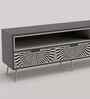 Sunstrike Bone Inlay TV Console In Grey Colour