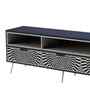 Sunstrike Bone Inlay TV Console In Indigo Colour