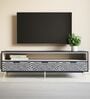 Sunstrike Bone Inlay TV Console In Indigo Colour