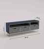 Sunstrike Bone Inlay TV Console In Indigo Colour