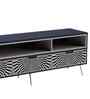 Sunstrike Bone Inlay TV Console In Indigo Colour