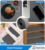 Sunvibe (45cm X 1.25m) Multi-Purpose EVA Non-Slip Kitchen Drawer Shelf and Cabinet Liners (Grey)