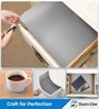Sunvibe (45cm X 1.25m) Multi-Purpose EVA Non-Slip Kitchen Drawer Shelf and Cabinet Liners (Grey)