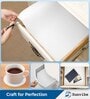Sunvibe (45cm X 1.5m) Multi-Purpose EVA Non-Slip Kitchen Drawer Shelf and Cabinet Liners (White)