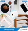 Sunvibe (45cm X 1.5m) Multi-Purpose EVA Non-Slip Kitchen Drawer Shelf and Cabinet Liners (White)