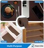 Sunvibe (45cm X 3m) Multi-Purpose EVA Non-Slip Kitchen Drawer Shelf and Cabinet Liners (Coffee)