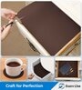 Sunvibe (45cm X 3m) Multi-Purpose EVA Non-Slip Kitchen Drawer Shelf and Cabinet Liners (Coffee)