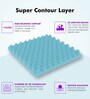 Super Contour ISP Tech. High Tensile Bonnell Spring 10 Inches Single Size Mattress in Beige Colour