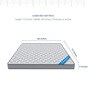 Super Deluxe Queen Bed Dual Side Usable In a Box HR Foam Mattress 72x48x6 Inches
