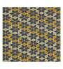 Grey And Yellow Traditional print 144 TC Cotton King Size  Bedsheet With 2 Pillow Cover
