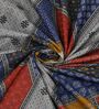 Blue Traditional print 144 TC Cotton King Size  Bedsheet With 2 Pillow Cover