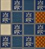 Blue Traditional print 144 TC Cotton King Size  Bedsheet With 2 Pillow Cover