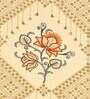 Yellow Floral 144 TC Cotton King Size  Bedsheet With 2 Pillow Cover