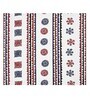 White Traditional print 144 TC Cotton King Size  Bedsheet With 2 Pillow Cover