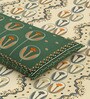 Green Block Print  144 TC Cotton King Size  Bedsheet With 2 Pillow Cover