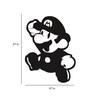 Iron Mario Wall Art In Black