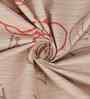 Pink 250 Tc Cotton Fitted Bedsheet With 2 Pillow Covers