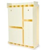 Superior Plastic Ivory Bathroom Cabinet With Mirror