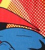 Superman Single Bedsheet in Red Colour