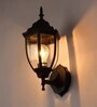 Suzie Black Aluminium Outdoor Wall Light