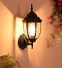 Suzie Black Aluminium Outdoor Wall Light