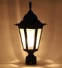Tris Black Aluminium Gate Light