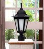 Tris Black Aluminium Gate Light