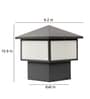 Glorious Grey Aluminium Gate Light