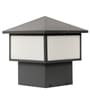 Glorious Grey Aluminium Gate Light