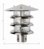Silver Metal Gate Light
