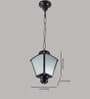 Ivan Black Metal Outdoor Hanging Light