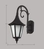 Exterior Brown Metal Outdoor Wall Light