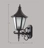 Exterior Black Metal Outdoor Wall Light