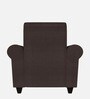 Supreme Adv Fabric 1 Seater Sofa In Dark Brown Colour