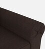 Supreme Adv Fabric 1 Seater Sofa In Dark Brown Colour