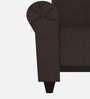 Supreme Adv Fabric 1 Seater Sofa In Dark Brown Colour