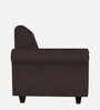 Supreme Adv Fabric 1 Seater Sofa In Dark Brown Colour