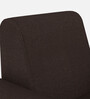 Supreme Adv Fabric 1 Seater Sofa In Dark Brown Colour