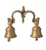 Golden Brass Double Hand Bell