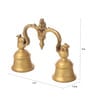 Golden Brass Double Hand Bell