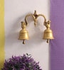 Golden Brass Double Hand Bell