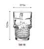500 ML Surrealism Skull Glass Beer Mug