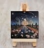 Surrealistic Taj Mahal Mini Canvas Frame
