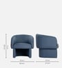Susan Lounge Chair In Blue Finish
