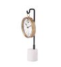 Suspended Marble Gold Aluminium Table clock