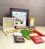 Sustainable Diwali Hamper- 24K Gold Plated Laxmi Ganesh Paduka, Incense Sticks, Havan Cups and Terracotta Diyas