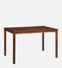 Sutlej 4 Seater Dining Set in Antique Cherry Finish with Bench