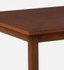 Sutlej Solid Wood 4 Seater Dining Table in Brown Finish