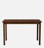 Sutlej Solid Wood 4 Seater Dining Table in Brown Finish