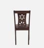 Sutlej Solid Wood Dining Chair In Antique Cherry Finish
